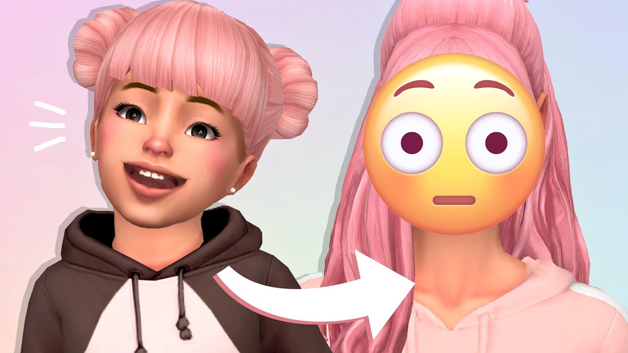 TODDLER TO ADULT CHALLENGE | Sims 4 Create A Sim Challenge