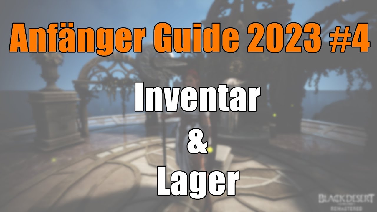 BDO Anfänger Guide 2023 Teil 4: Inventar & Lager | Black Desert Online