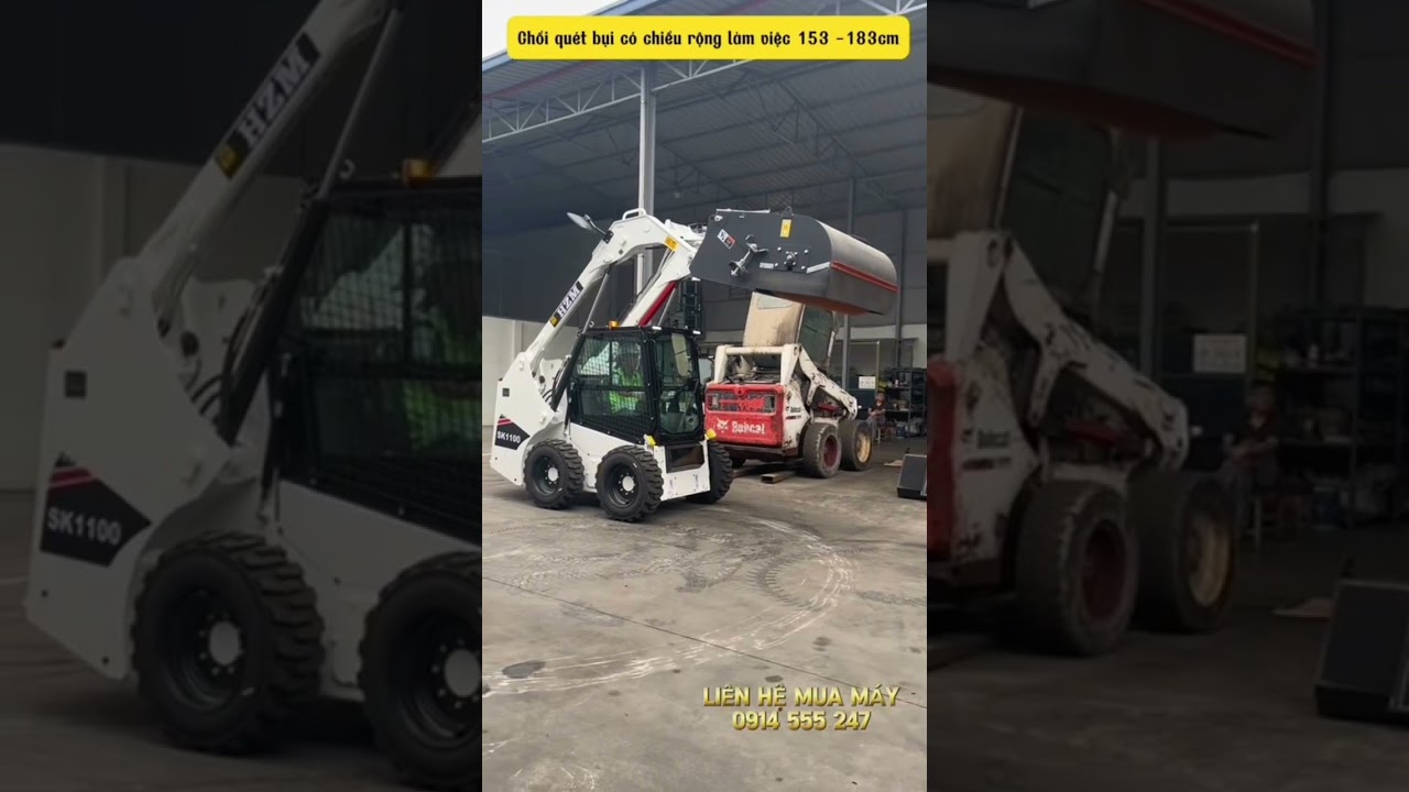 Hướng dẫn vận hành xe quét bụi HZM SK1100