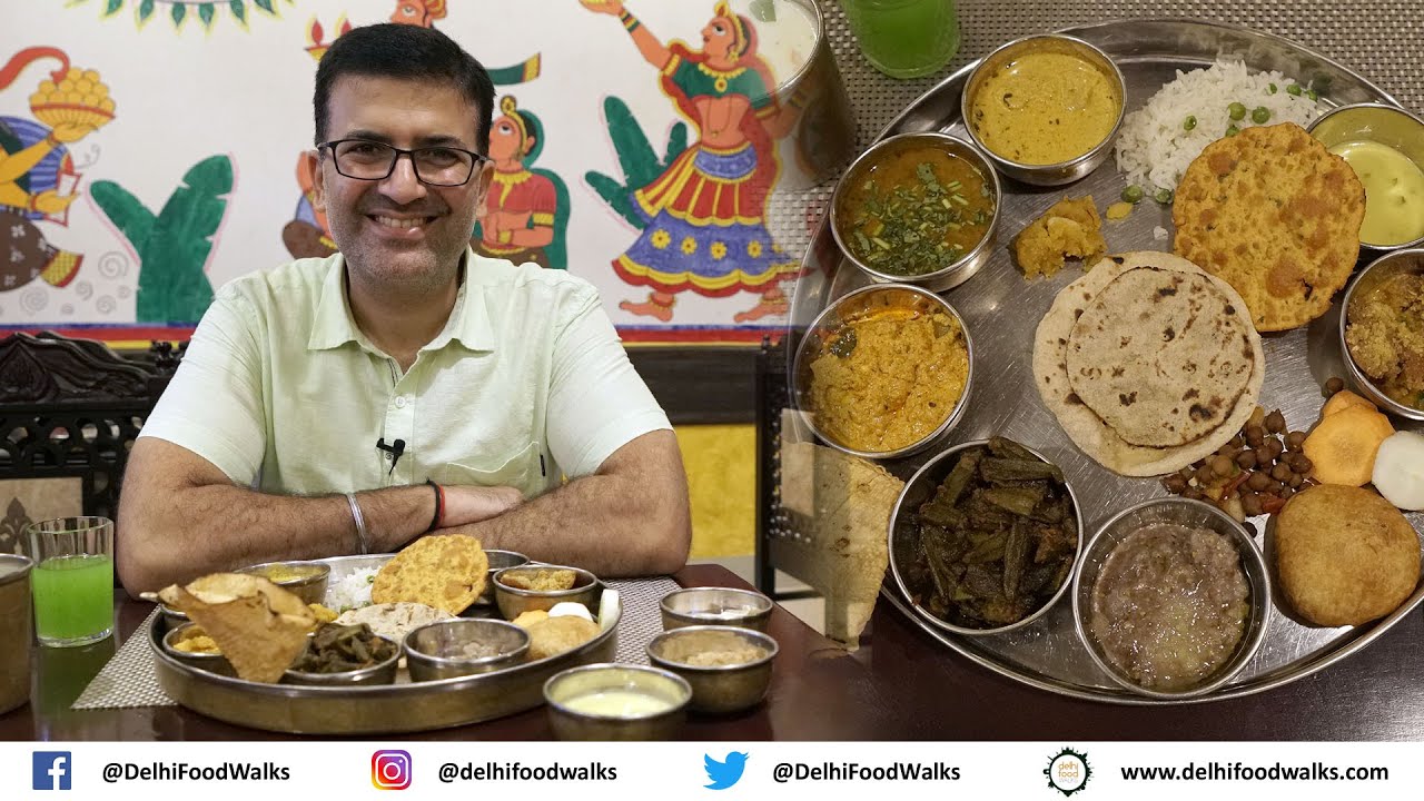 24 ITEMS Rajasthani Thali & Live Grill @ Signature Global Mall aka Food Mall of Ghaziabad/Vaishali