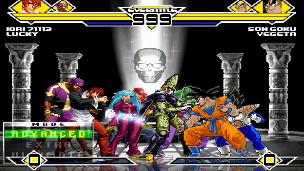 King Of Fighters VS Dragon Ball | MUGEN 1.0 4v4 Battle