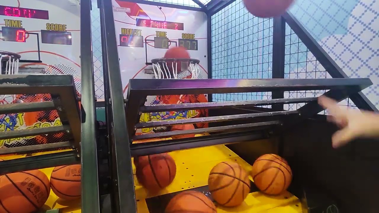 [1000+!!!!again!????] Street Basketball JR 9 balls 1017 points | 街頭籃球機JR版9球1017分