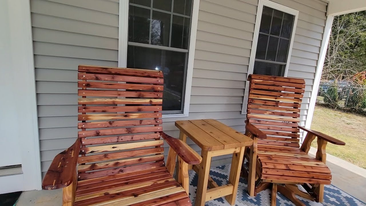 Как сделать вращающиеся кресла-планки Adirondack