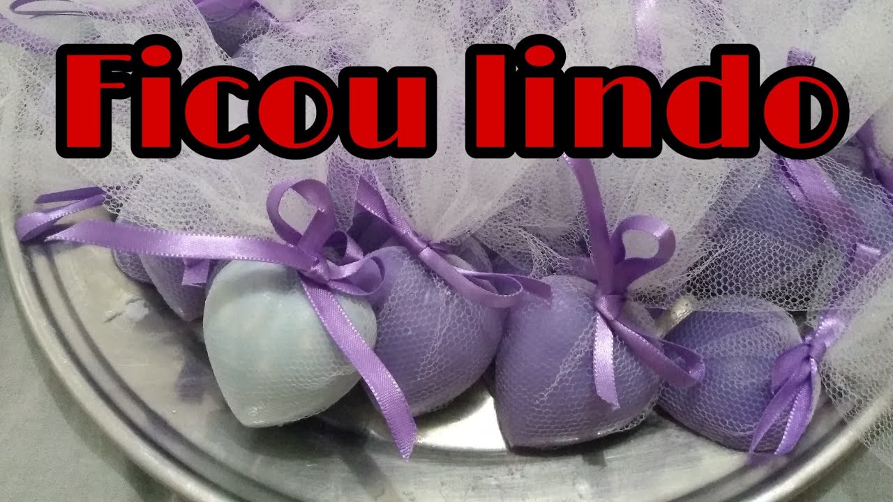 Fazendo lembrancinhas de sabonete! Super fácil e barato.