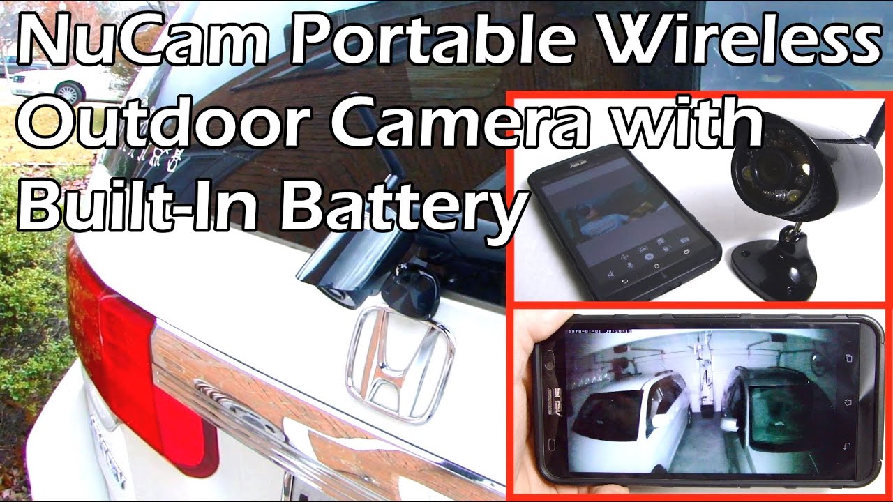NuCam HD Wireless Portable Camera with Built-In Battery