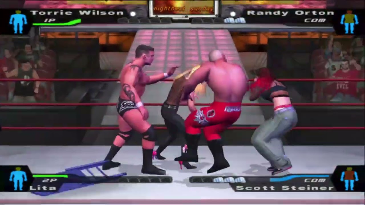 The Girls SHOCK the WWE ! Torrie & Lita Beat Orton & Steiner !  😱🔥Didn’t Expect THIS ! #wwegameplay