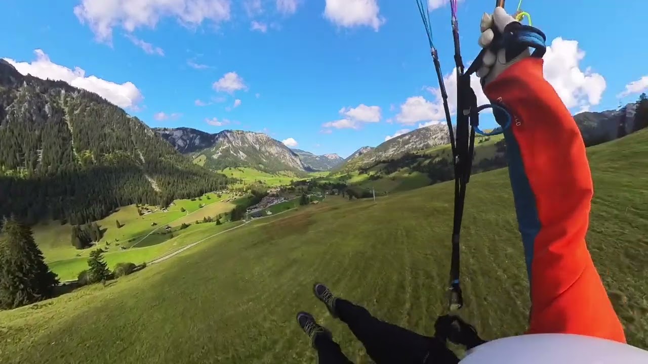 Grimmialp Speedfly with the Speedflying School. Ozone Rapido 3 15m2