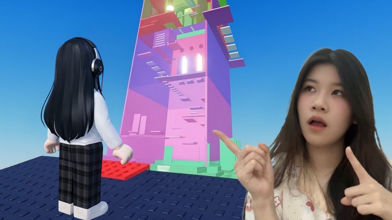 Mình Cứ Tưởng Tower Dành Cho Noob Ai Ngờ Quá Trời BẤP BÊNH !? - Parkour Hug Tower Roblox