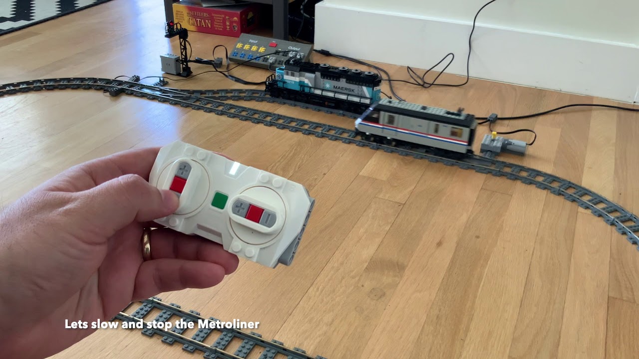 LEGO Trains - 9v, Power Functions, and Powered Up working together