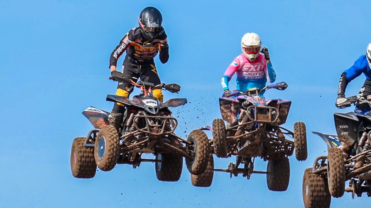 Dane Molander ripping his CRF Hybrid at Sunset Ridge MX