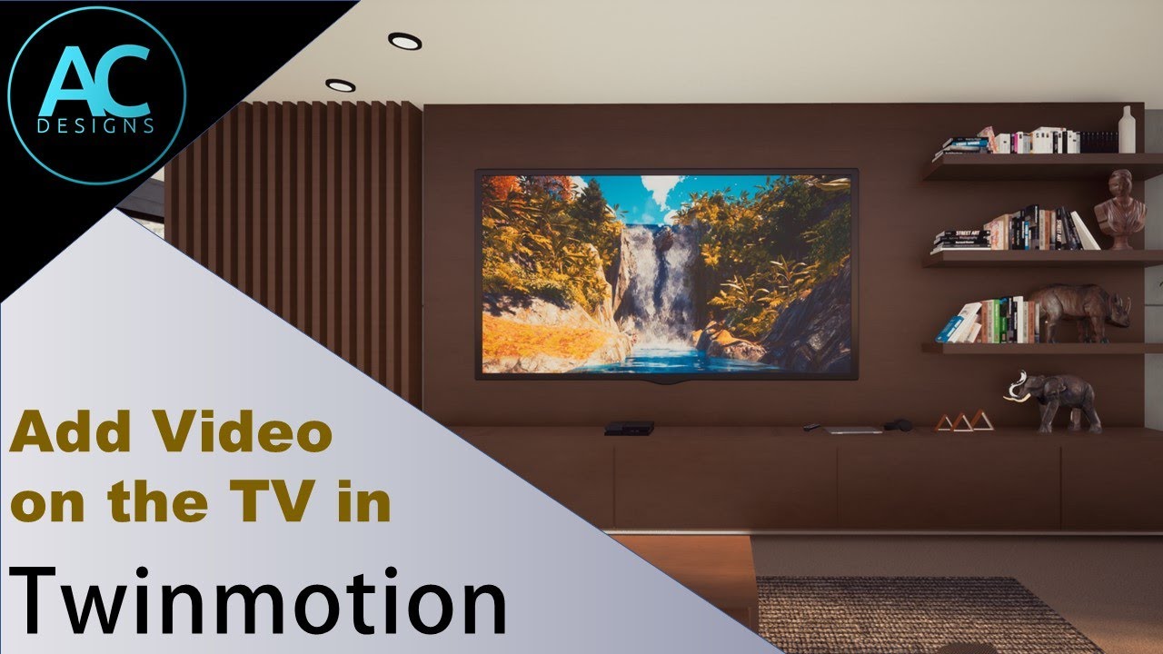 Twinmotion's Recommended Way on Adding Video on the TV | Twinmotion Tips and Tricks