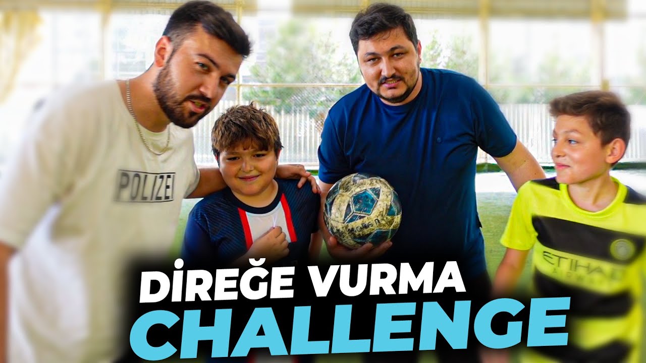OĞULLARIMLA CROSSBAR DİRƏYƏ VURMA CHALLENGE! ⚽