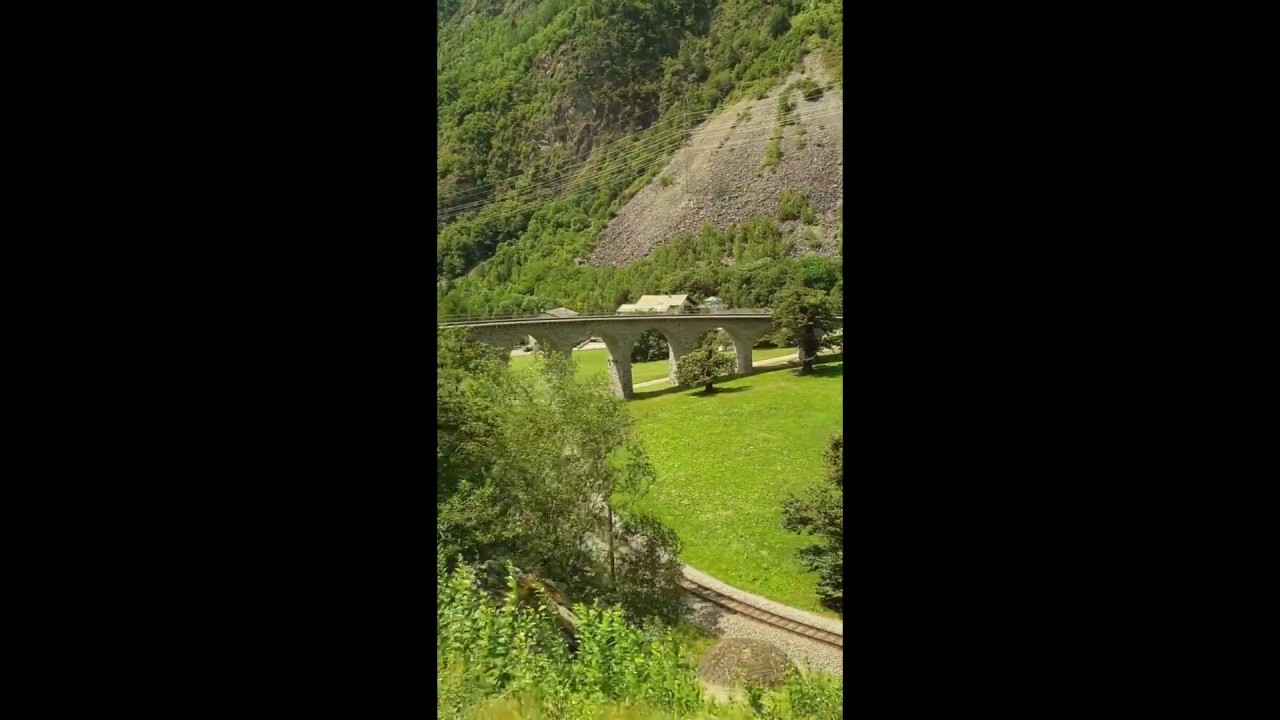 Bernina Railway  - Brusio Spiral Viaduct (Switzerland)