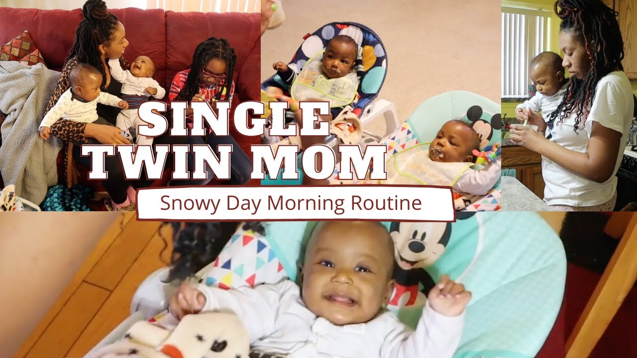 REALISTIC TWIN MOM MORNING ROUTINE | DAY IN THE LIFE WITH 5 MONTH OLD TWINS