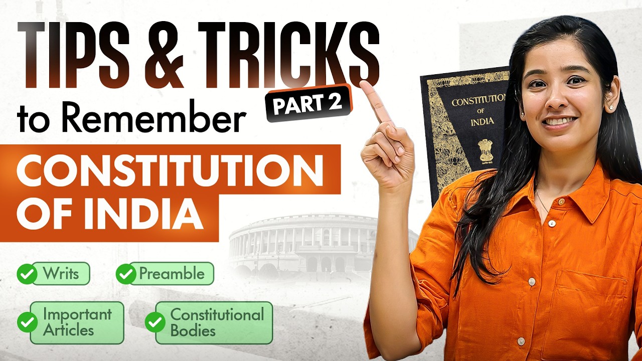 Tricks to remember the Indian Constitution easily!