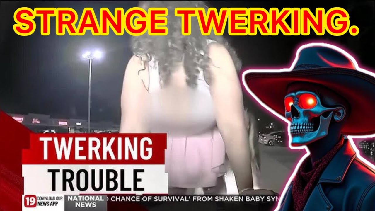 Police VEHICLE attacked and folded by hostile twerkers