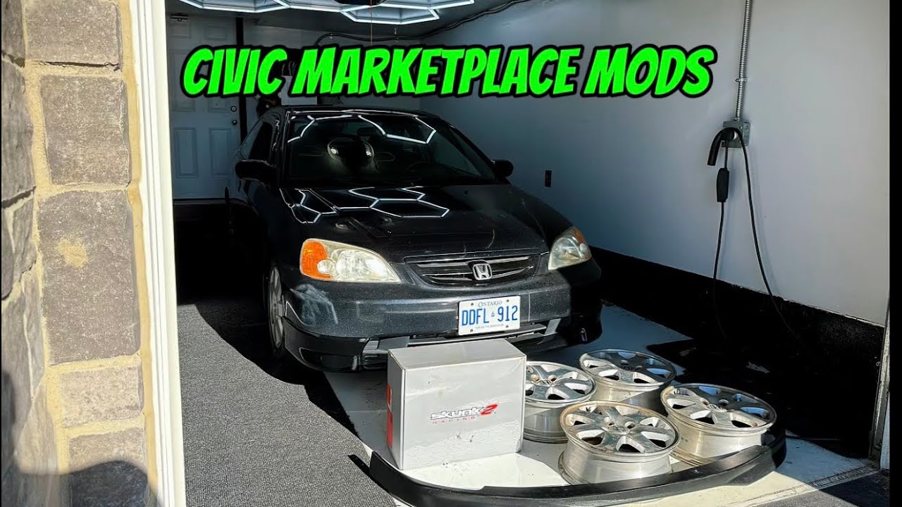 Modifying My 2002 Civic With Cheap Marketplace Finds!