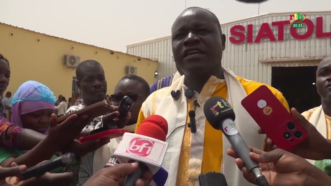 Inauguration du complexe SIATOL, une étape importante dans la transformation du soja au Burkina