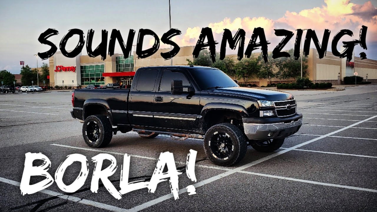 '04 Silverado 5.3L, Longtube Headers, Borla XR-1 muffler, exhaust sounds, drive by clips!