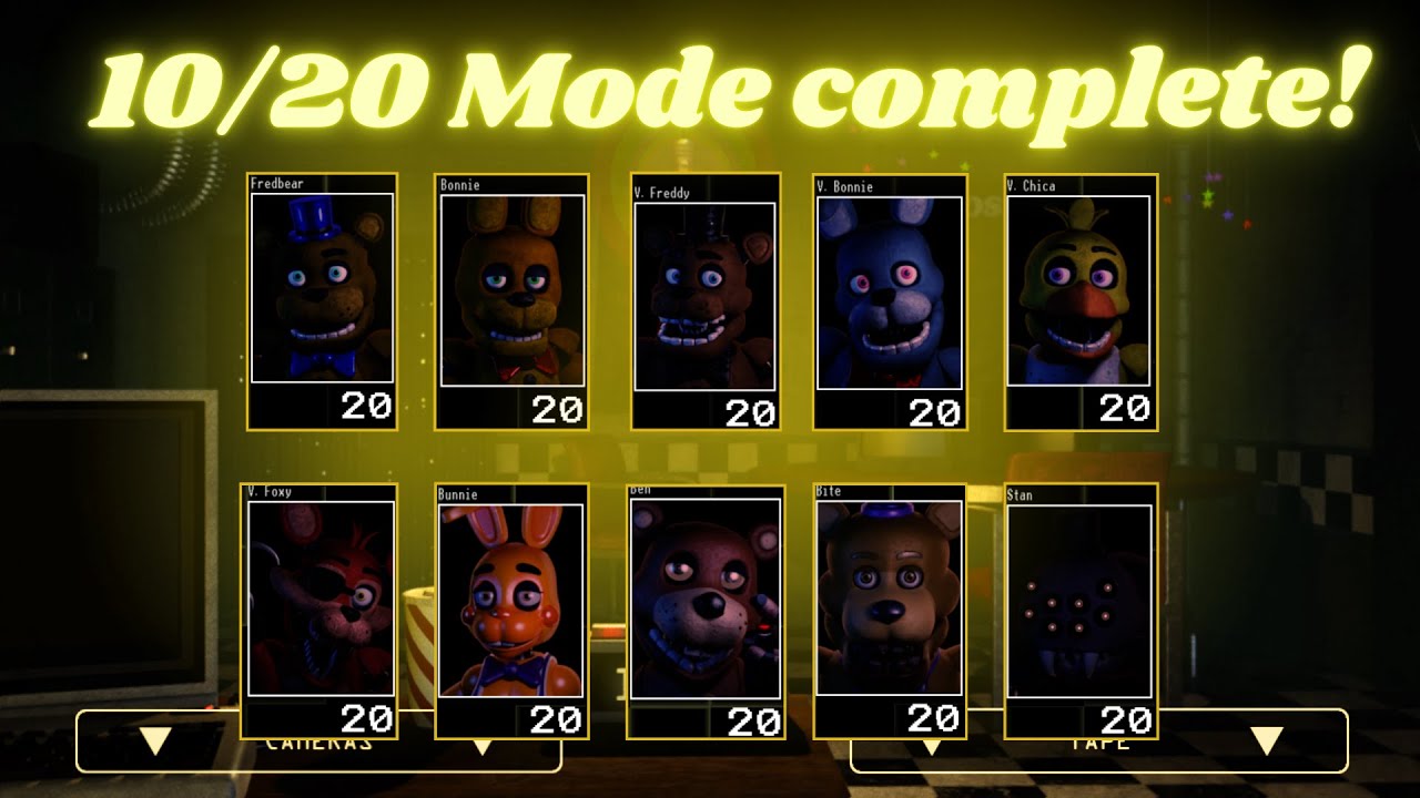 Five Nights to Remember - True Nightmare (10/20) completed!