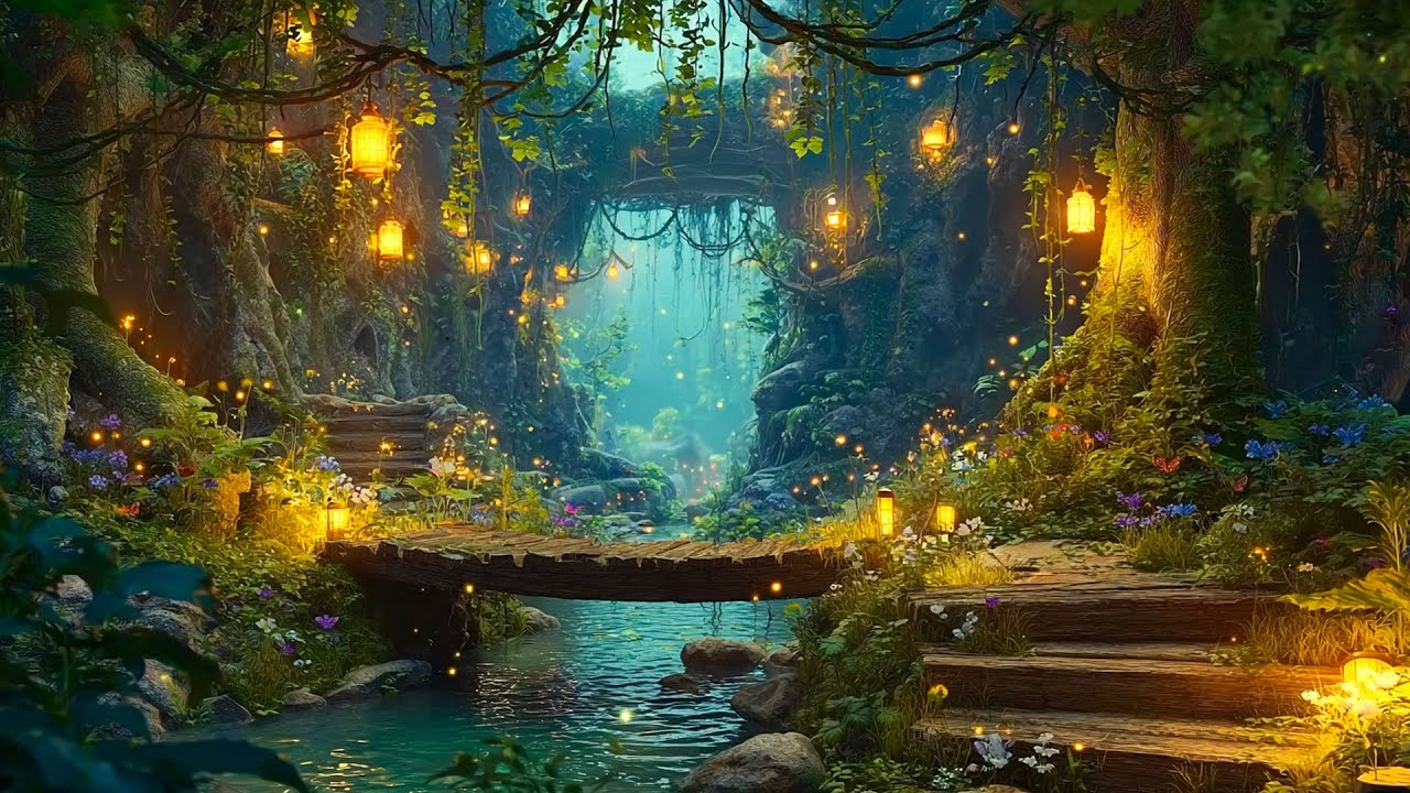 The Secret Cave of The Fairies | Enchanted Music & Magical Nature Ambience for Sleep & Study