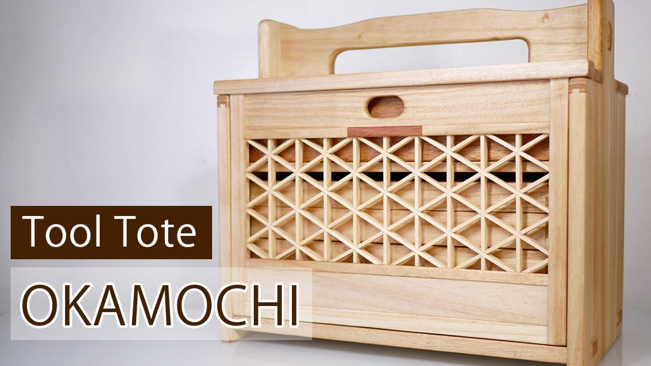 A Tool Tote with Kumiko / Japanese Okamochi style