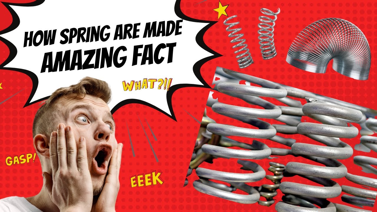 How Springs Are Made | How its Made Springs | Amazing Factory Machines Spring Coiling Machines