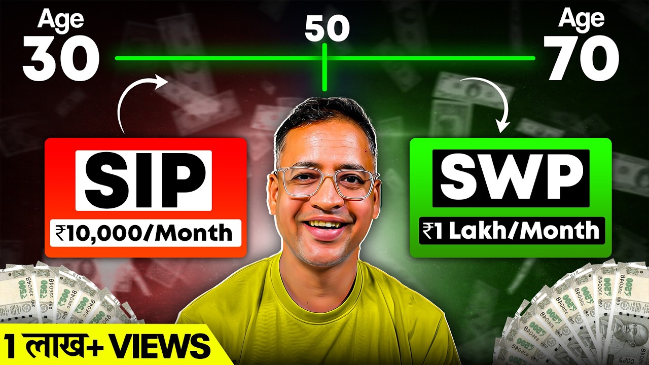 ₹10,000/Month SIP से ₹1 लाख/Month SWP Possible हैं? | SIP To SWP Strategy | Rahul Jain Hindi