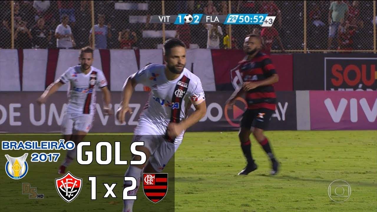 Gols - Vitória 1 x 2 Flamengo - Brasileirão 2017