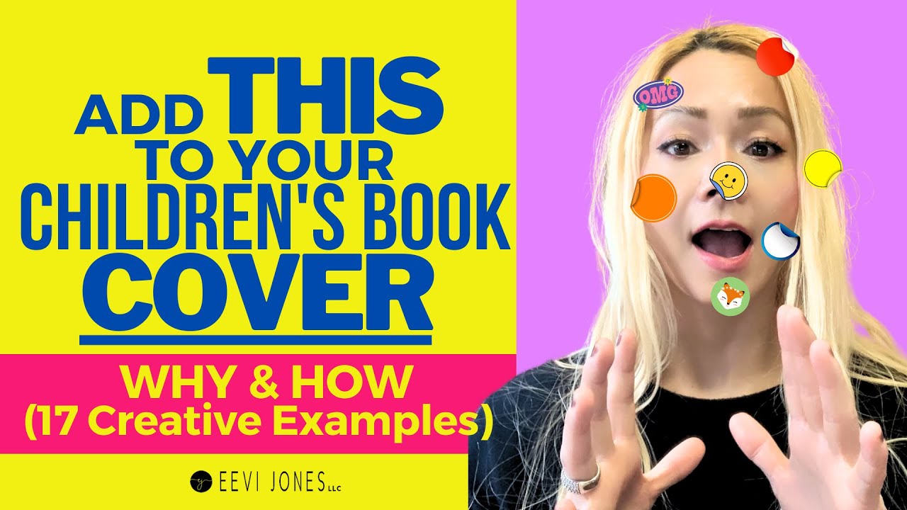 Stickers, Emblems & Seals for Children's Book Covers - WHY & HOW (17 Creative Ideas) | Eevi Jones