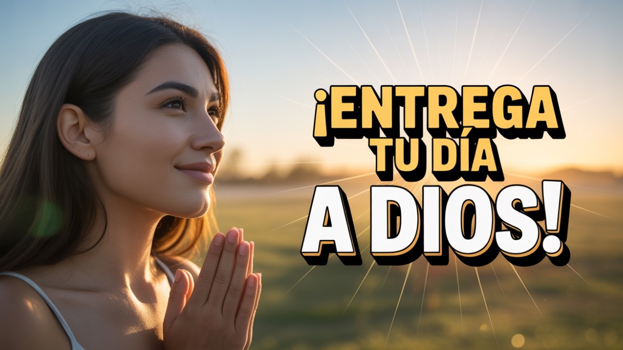 Oración de la Mañana: Rindete a Dios y Transforma tu Día | Fe, Paz y Protección ✨
