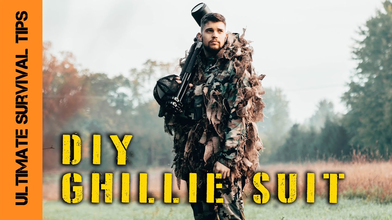 NEW! DIY - Ghillie Suit for Survival, Bow Hunting or Bug Out - Custom Camo YOU Can Make at Home!