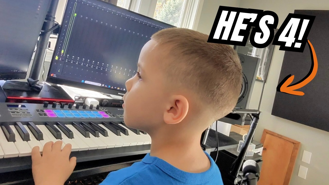 Я позволил своему 4-летнему ребенку управлять студией… The Beats меня потряс (демонстрация Novati...