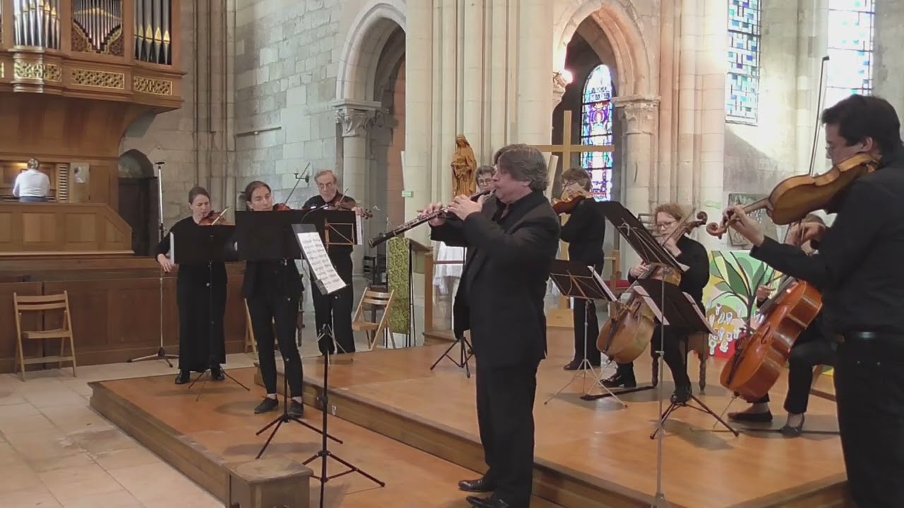 "Adagio", 2nd mvt Concerto for oboe and violin BWV 1060, J-S Bach, "Ensemble Arezzo" of Reims 2024.