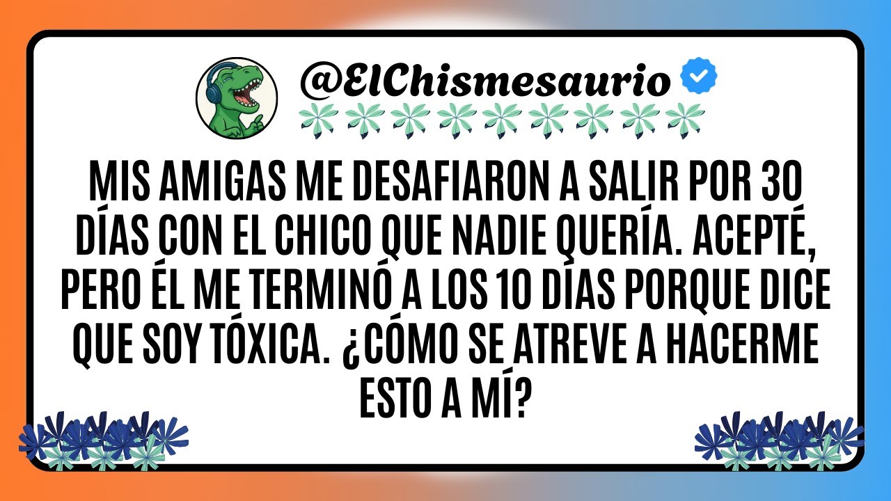 Mis amigas me desafiaron a salir por 30 días con el chico que nadie quería. Acepté, pero él me