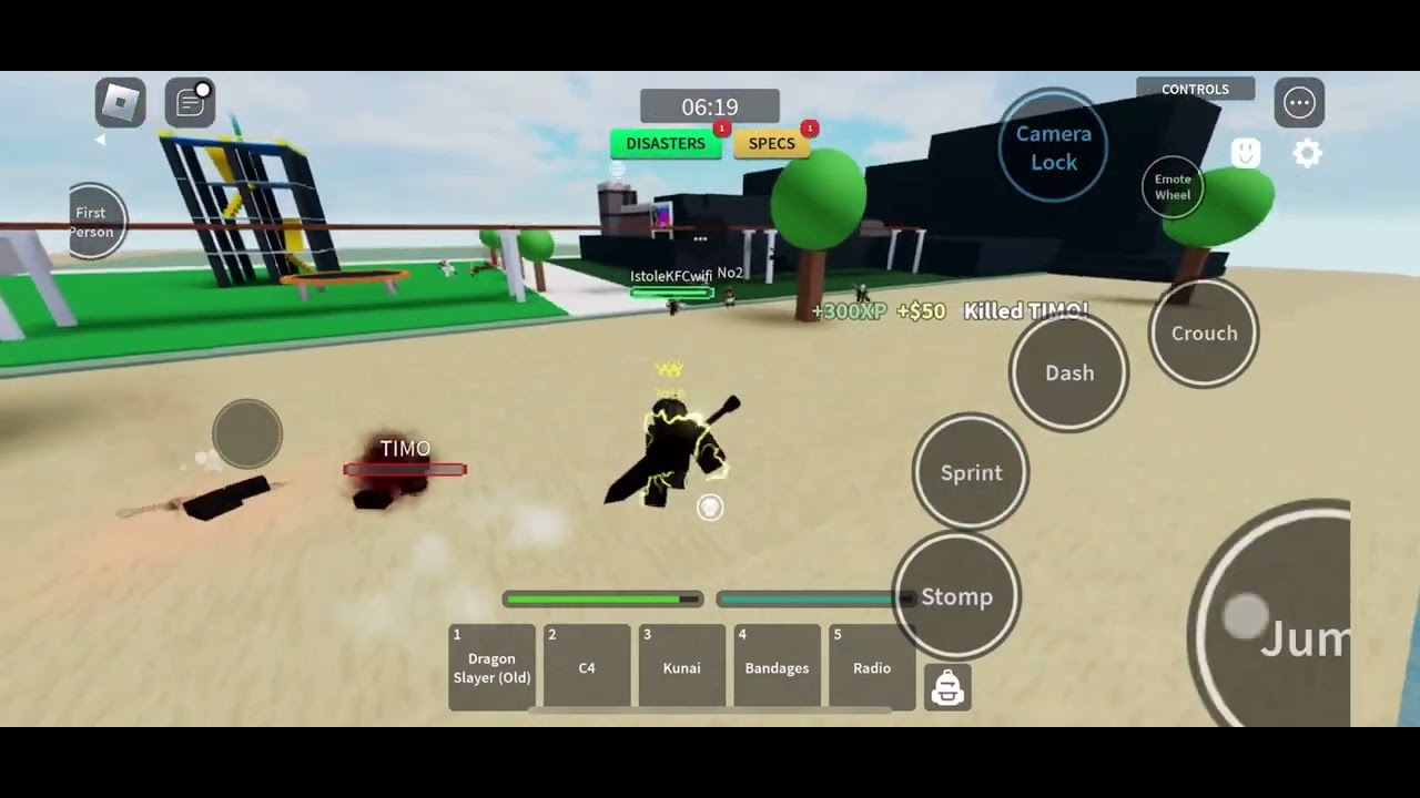Review button and gameplay | Combat Warriors