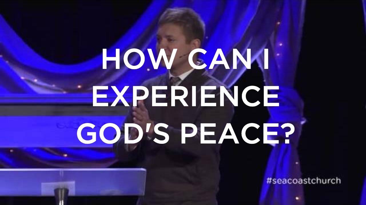 How Can I Experience God's Peace?
