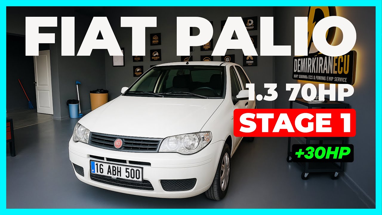 Fiat Palio 1.3 Multijet Stage 1 | 70 HP’den Sonra +30 HP Güç Farkı!