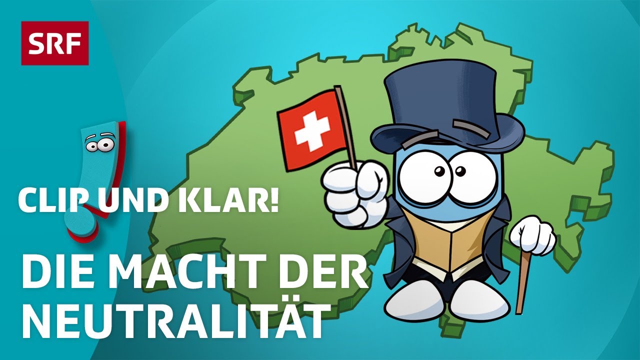 Was bedeutet die Neutralität der Schweiz? | SRF Kids – Clip und klar! | Für Kinder erklärt