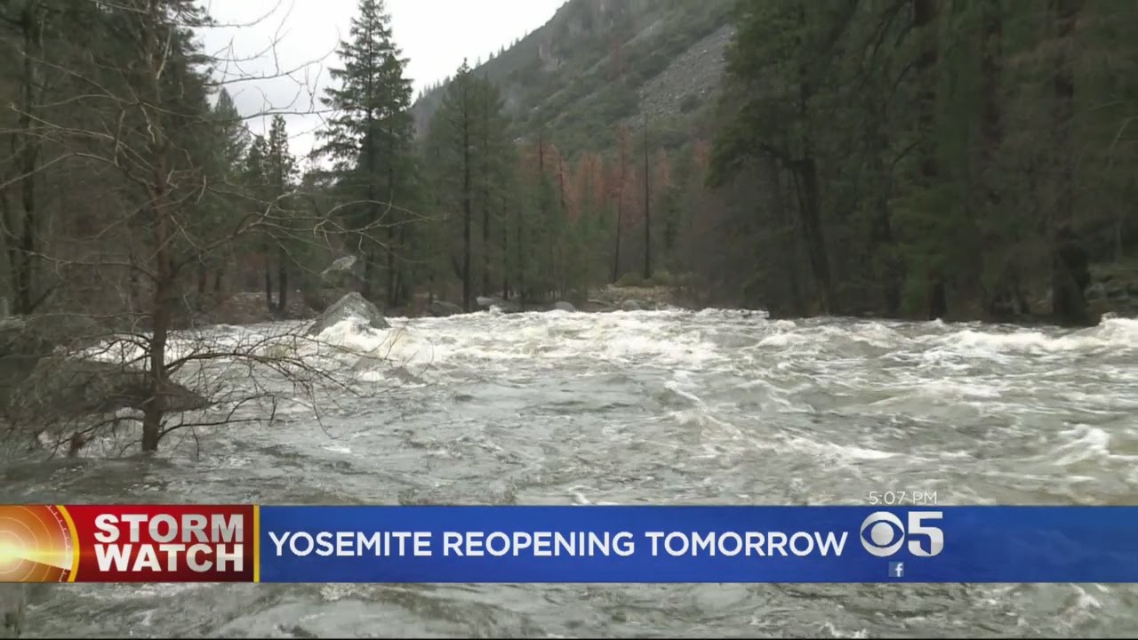 Flooding at Yosemite National Park Much Less Serious Than Anticipated