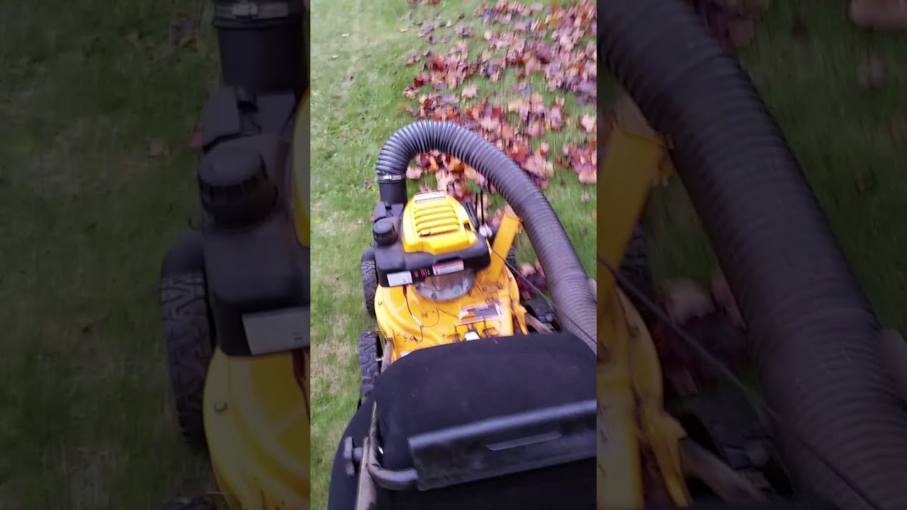 Cub Cadet CSV050 lawn vacuum
