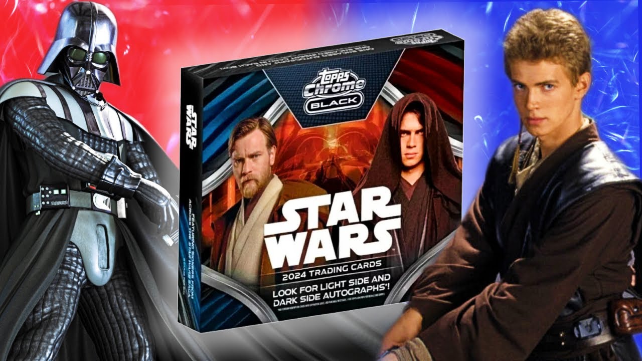 DID I JUST LOSE $150? 2024 Topps Chrome Black Star Wars Hobby Box Review!