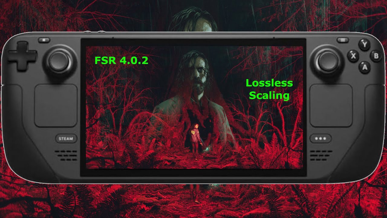 Steam Deck OLED / Alan Wake 2 / FSR 4.0.2 + Масштабирование производительности без потерь / Steam...