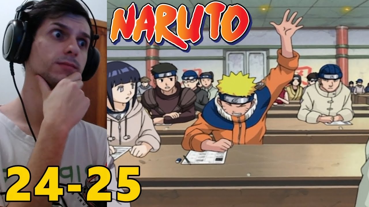 Naruto Clássico | REACT | Episódios 24 e 25 (Dublado PT-BR)