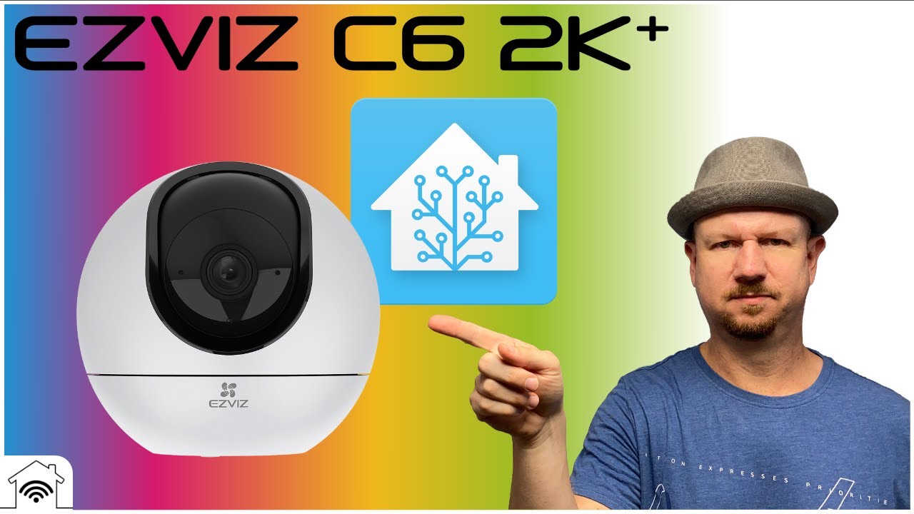 EZVIZ C6 2K Plus Indoor Pan und Tilt Kamera Review + Home Assistant local Integration Tutorial