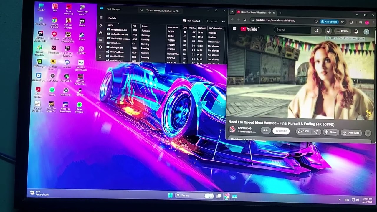 Seargent cross need for speed most wanted screaming EVREYONE has bsod