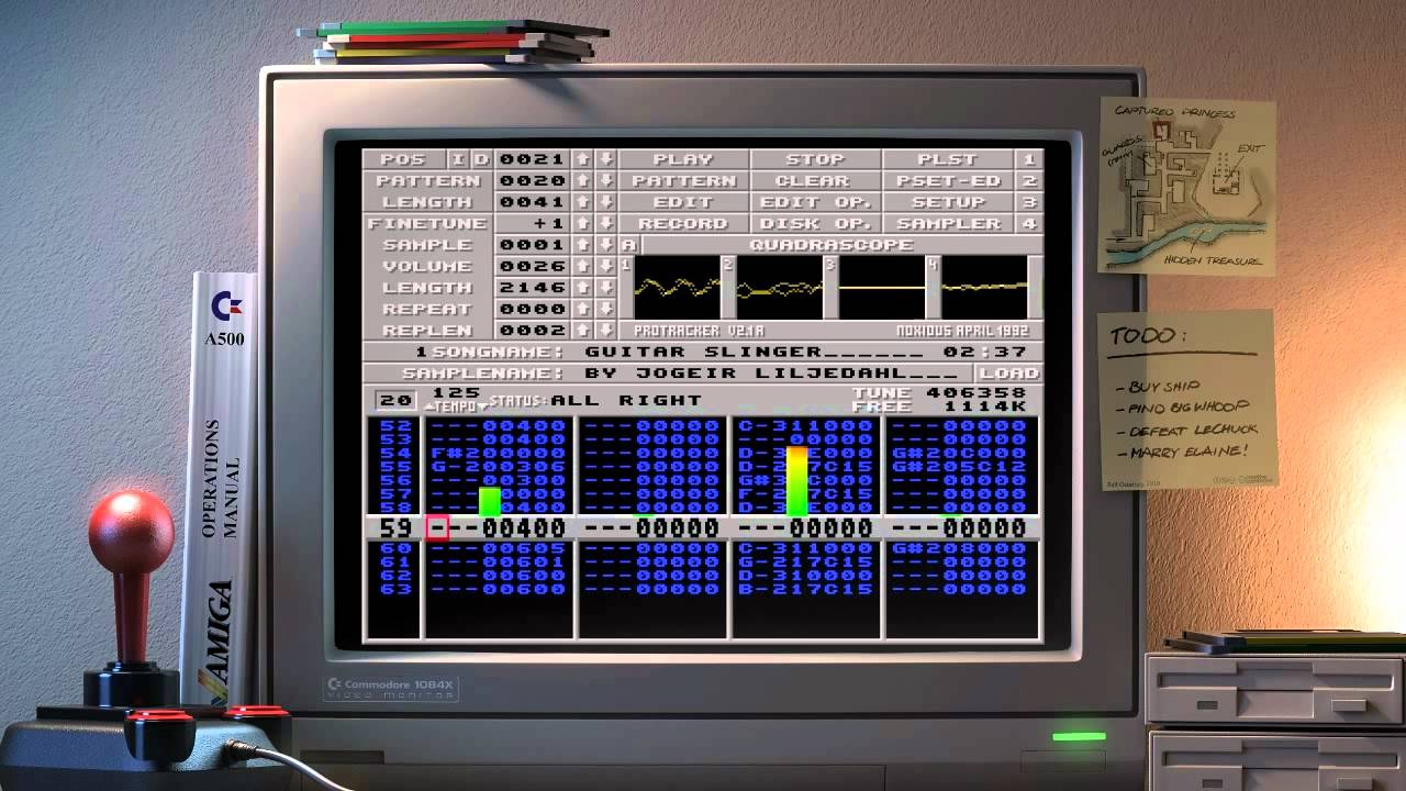Amiga music: Jogeir Liljedahl - Guitar Slinger (Dolby Headphone)