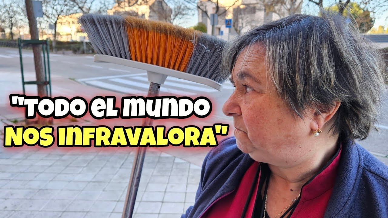 Así es la DURA VIDA de una LIMPIADORA en España