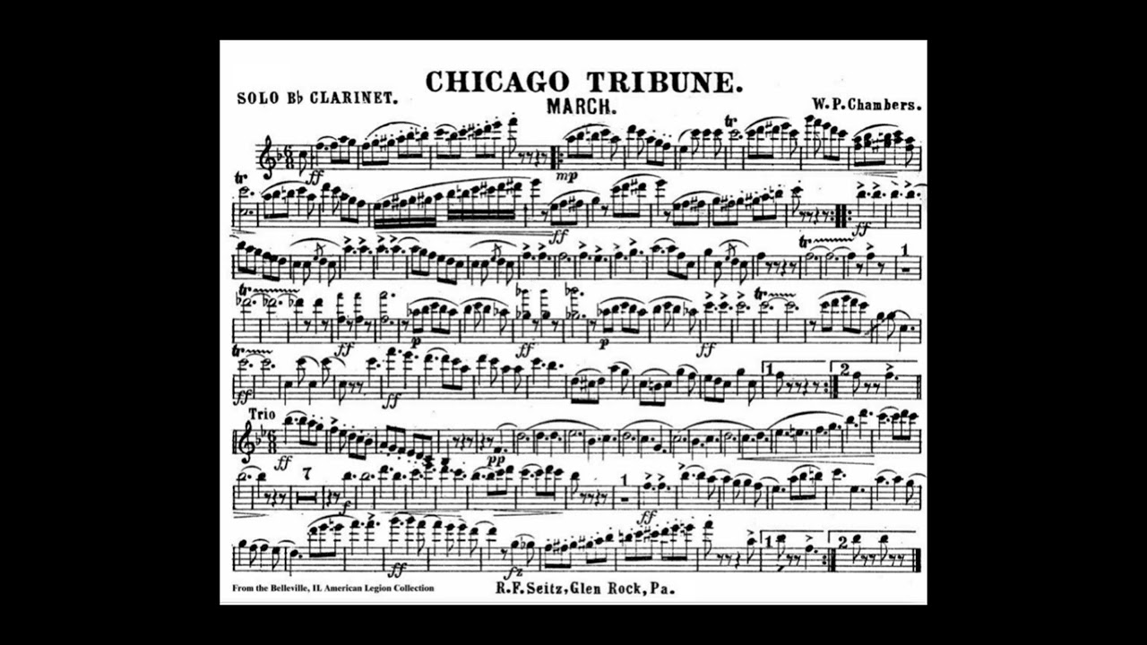 Chicago Tribune - W.P.Chambers (Marcia)