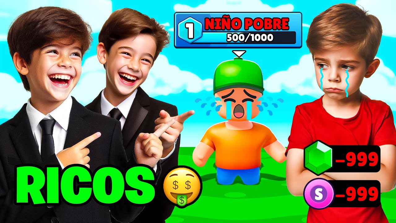SE RÍEN DE NIÑO de 6 AÑOS por NO TENER GEMAS… 😡 STUMBLE GUYS